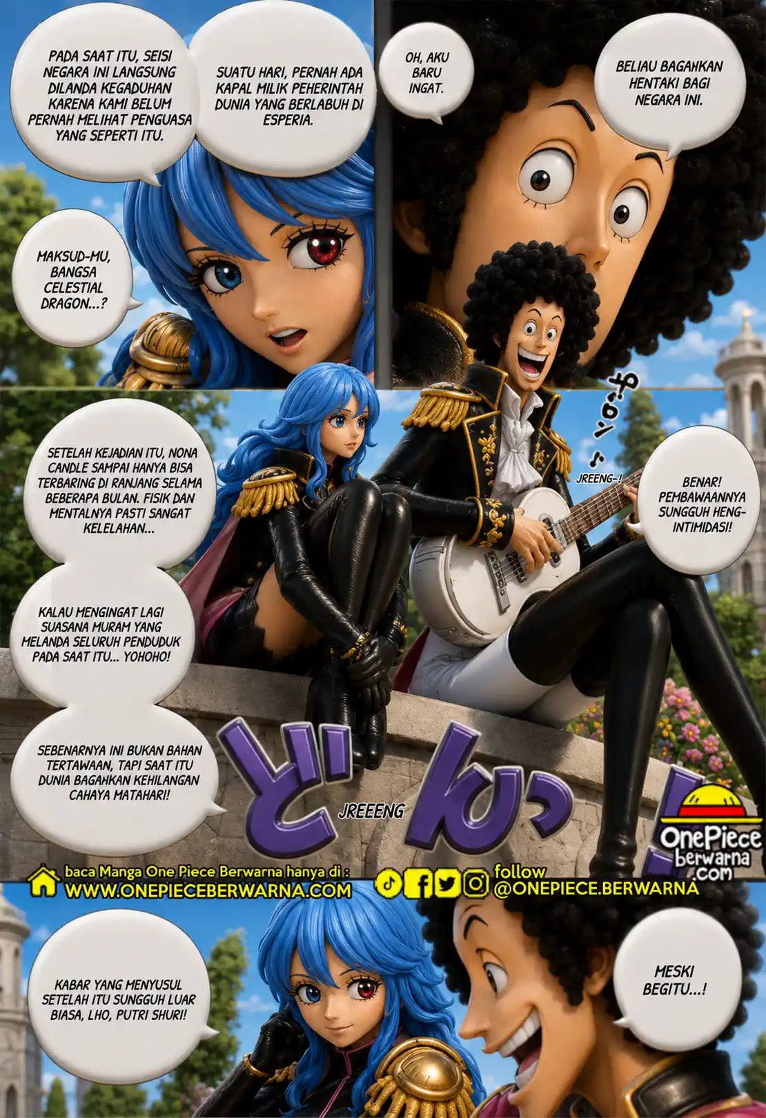 One Piece berwarna 1185 1186 1187 bahasa indonesia